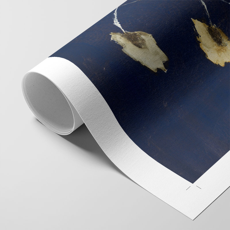 Indigo 2 - Impression sur toile seulement - NON-CADRE, H 27 po x l 18 po