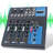 Bluetooth Compatible 4 Channel DJ Mixer Console with USB Audio Interface