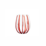 Nuovo Stripe Handmade Wine Glass