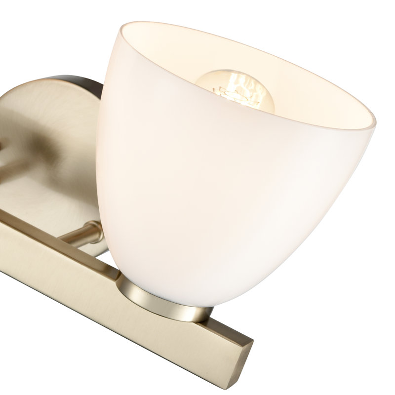 Wrisley 15.75" Wide 2-Light Vanity, Modern Gold