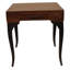 Table de bout carrée en bois recyclé Melange - Table d'appoint moderne avec pieds sculptés 