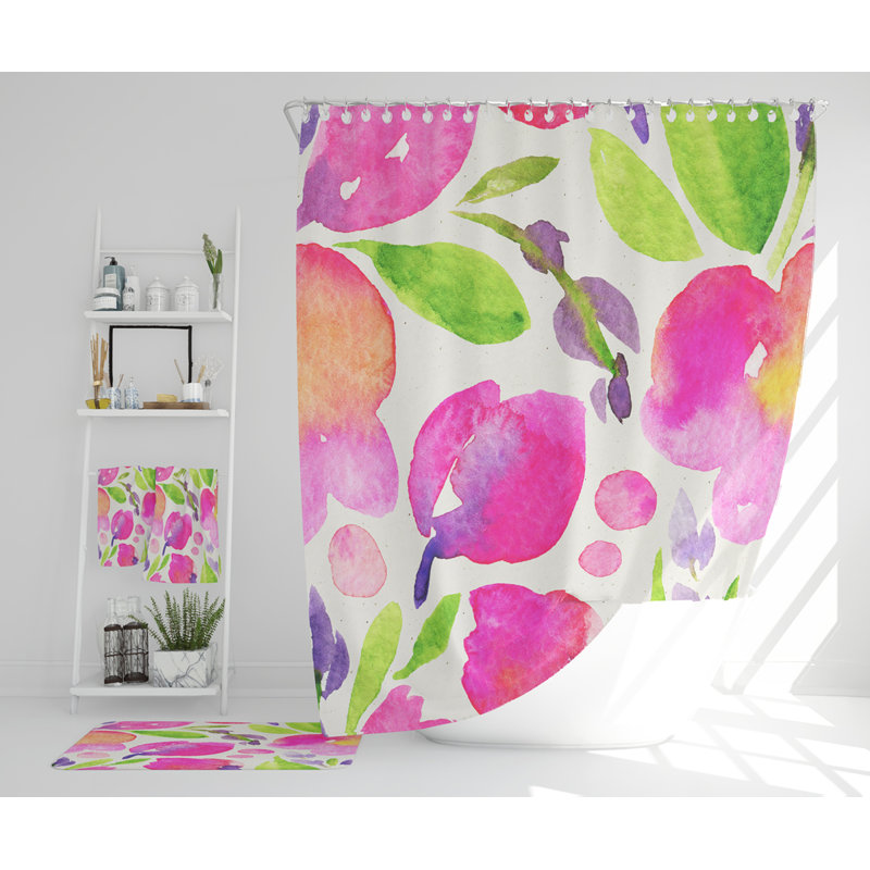 Naziha Polyester Shower Curtain Set