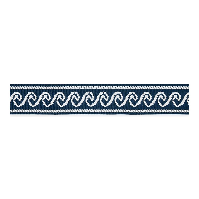Tissu ruban Isola, Indigo