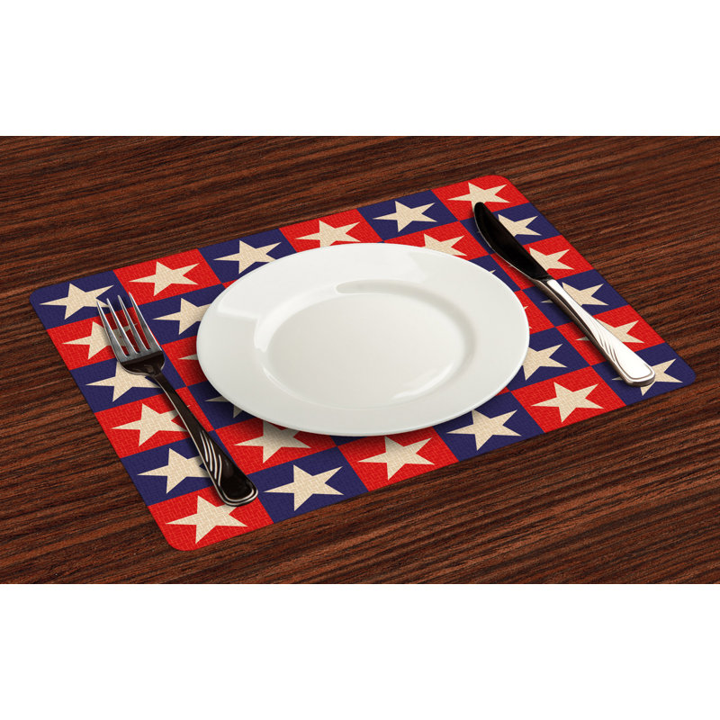 Polyester Abstract Rectangle Placemat