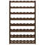 56 Bottle Solid Wood Floor Wine Bottle Rack in-92954567