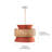 Guerande 1 - Light Orange Lantern Pendant-250096286