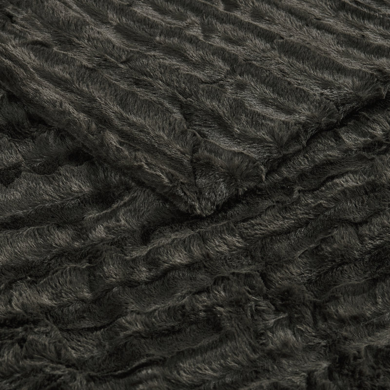 Throw Blanket, 152.4cm W x 203.2cm L, Chocolate