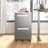Makeace Fully Assembled 2-Drawer Mobile Metal File Cabinet with Locking Drawers,Wheel requires assembly