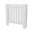 Radiator Cover Cabinet, 1 Shelf, White