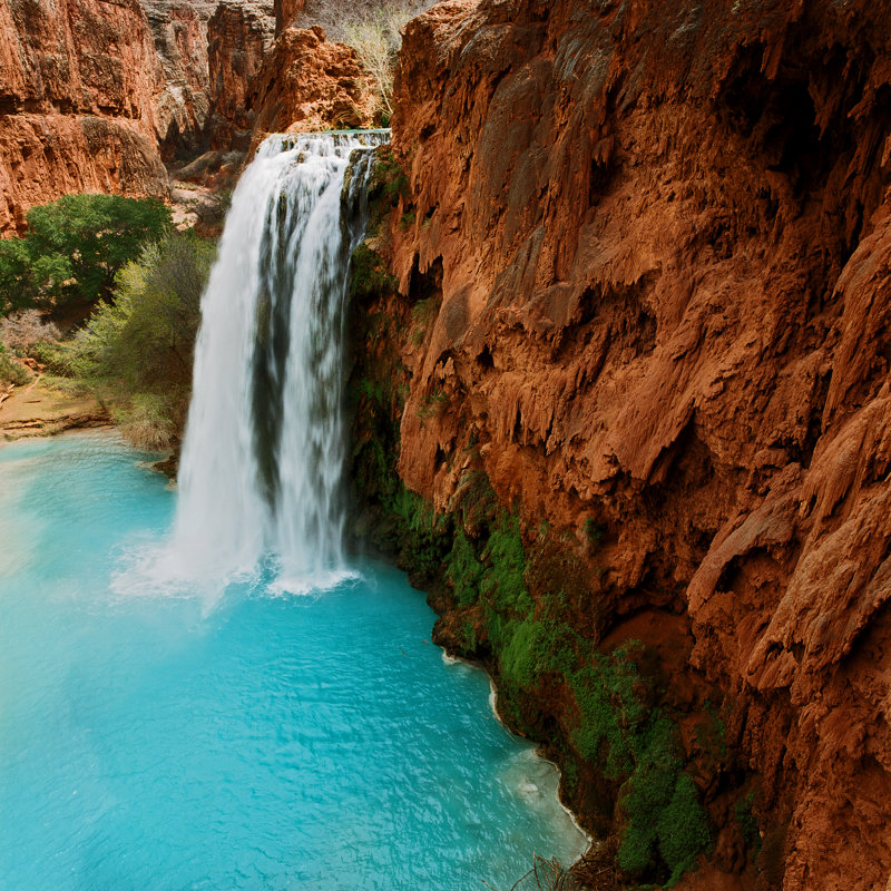 Havasu Falls, Arizona - Wrapped Canvas Print, 122cm H x 122cm W x 3.8cm D