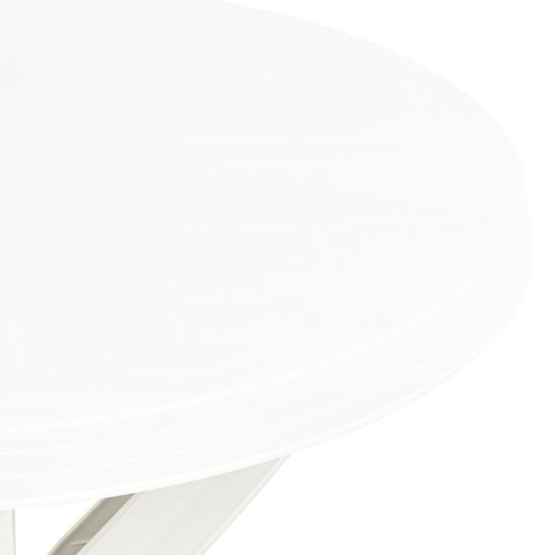 Ioan Round Outdoor Bistro Table , 70cm cm W 70cm cm D, White