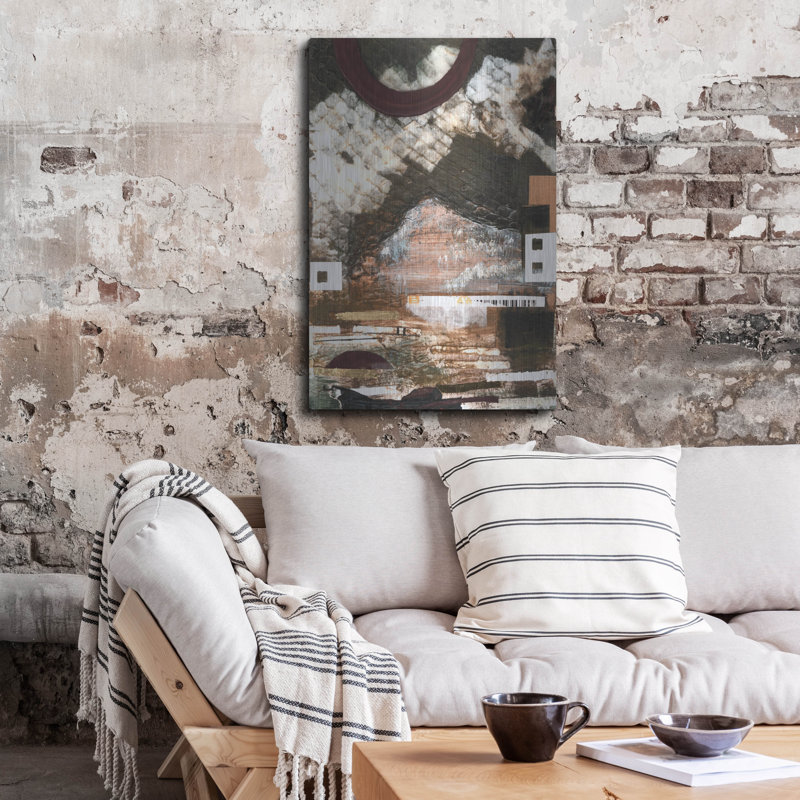  «Time To Part Ways 1» par Renee Kaelber, art mural en métal, 24 po x 36 po