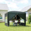 Medberry 3 x 3 m Garden Pop Up Gazebo with Sidewalls Water Resistant-913168902