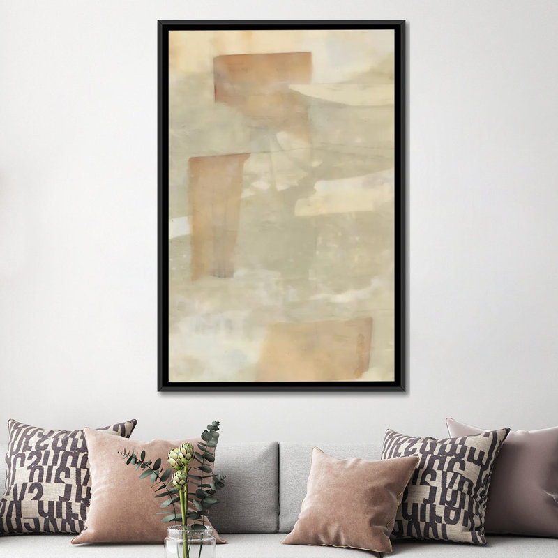 « transept i », reproduction sur toile, H 26 po x l 18 po x P 1,5 po, Toile encadrée noire, Pas de tapis