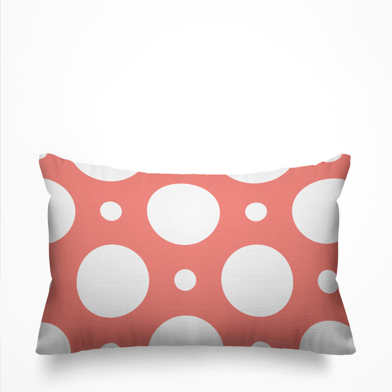 Housse et insert de coussin rectangulaire d'extérieur Fisk, Saumon