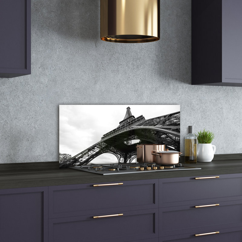 50cm W x 100cm L Glass Peel and Stick Panel