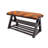 Wool Upholstered Storage Bench