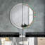 Huldar Glass Flat Wall Mirror