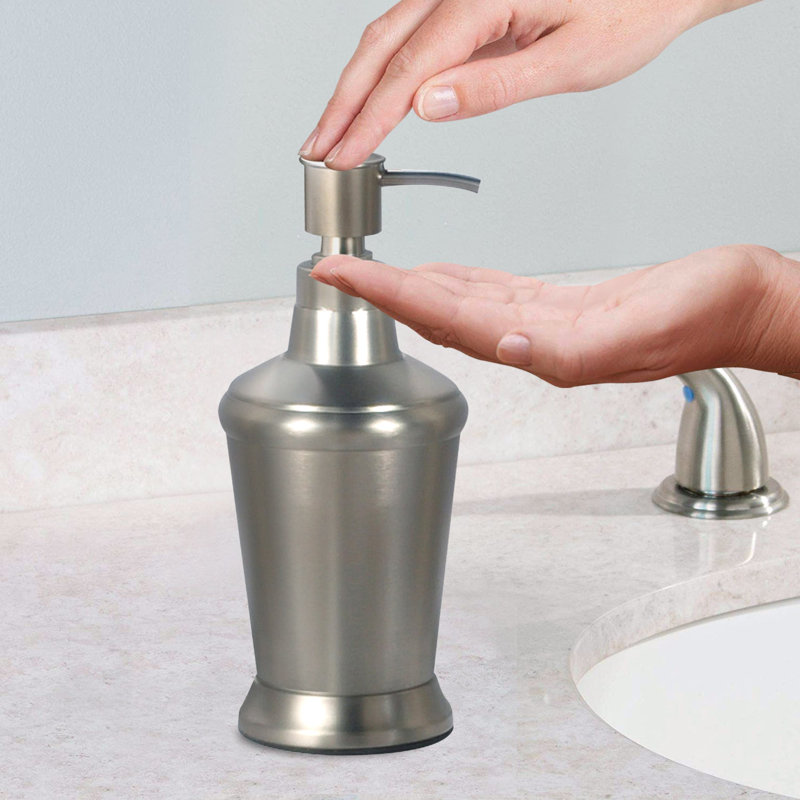 Distributeur de savon en acier inoxydable, pompe à lotion, acier inoxydable brossé