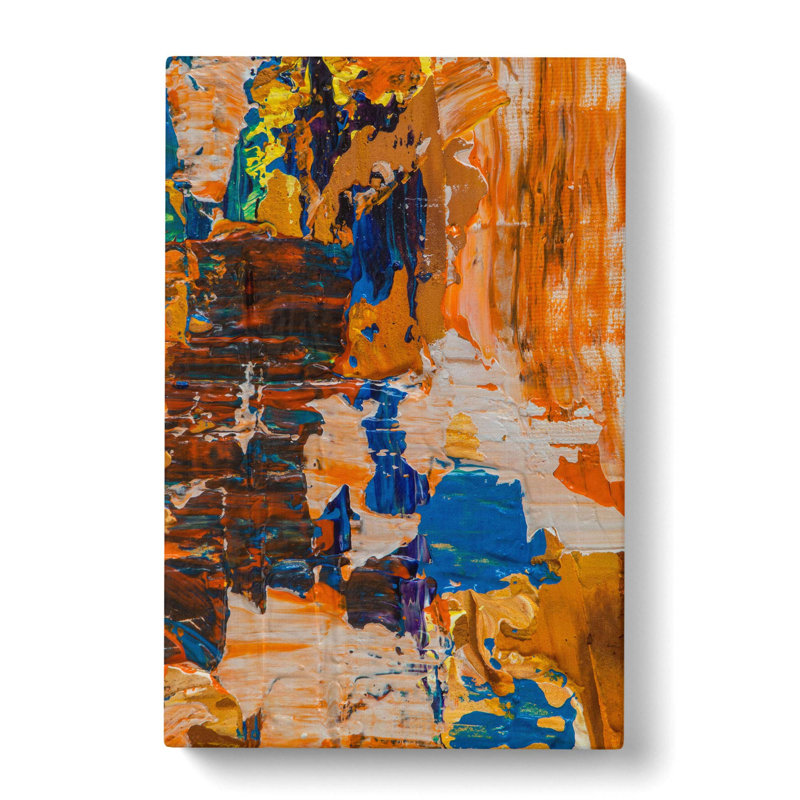 Abstract Art Painting Vol.426 by S.Johnson - Wrapped Canvas Painting, 50cm H x 35cm W x 3cm D