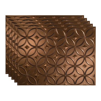 FASÄDE Rings Decorative Vinyl 18in x 24in Backsplash Panel
