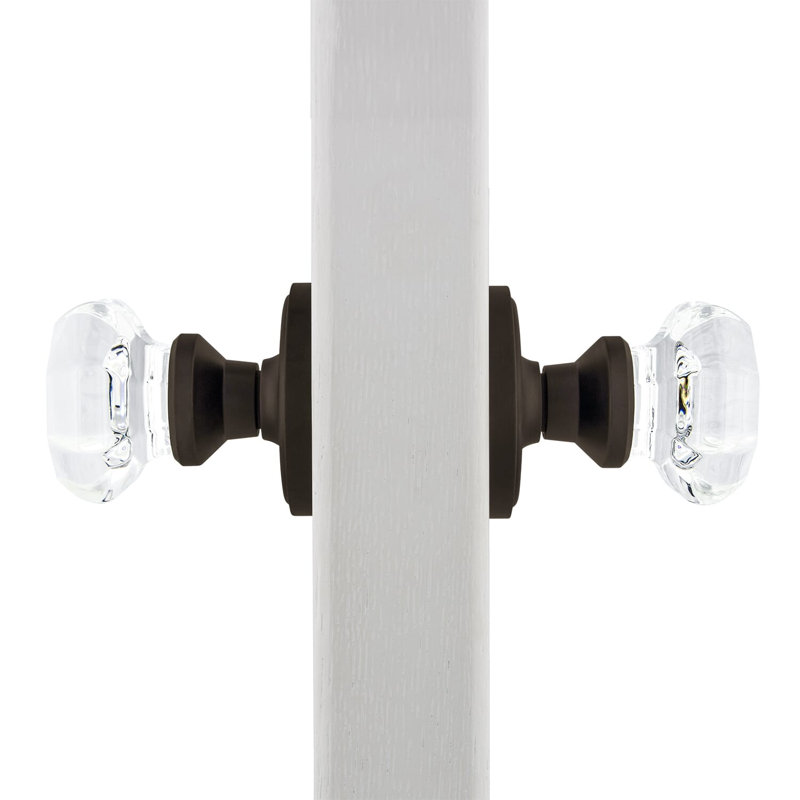 Classic Rosette with Waldorf Door Knob, Oil-Rubbed Bronze, 2-3/8”