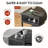 Reggis 24'' End Table with Power Outlets & USB, Side Table with Drawer and 2 Shelves, Farmhouse Side Table for Small Spaces, End Table With Drawer For Living Room, Bedroom-1321160887