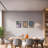 3 Pieces Rectangle Metal & Wood Abstract Wall Décor