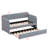 Upholstered Daybed Sofa Bed With Trundle Bed-123397378