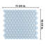 Carreau de mosaïque en porcelaine pour plancher et mur 1 "10-1 / 4" x 11-7 / 8 "Metro Hex-890723493