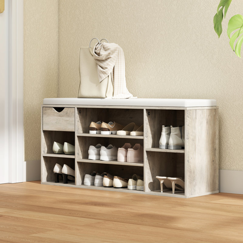 10 Pair Shoe Storage Bench