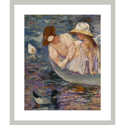 Summertime by Mary Cassatt -Framed Giclee Print
