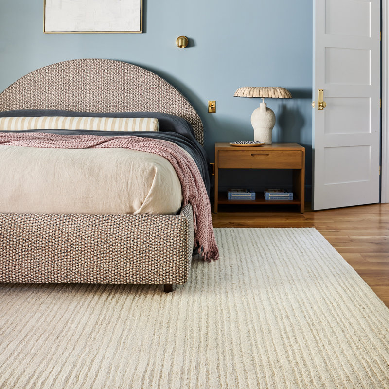 Tapis rayé en laine Southwest, Rectangle 4pi x 6 pi