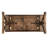 Eternity Rectangular Solid Pine Farm Dining Table with Folding X-Style Legs-88870831-88870827