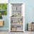 Freestanding Bathroom Storage Cabinet with Adjustable Shelves, Ample Storage and Anti-Tipping Design