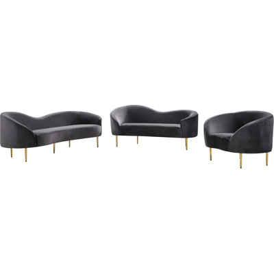 Shurtz 3 - Piece Living Room Set