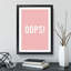 Oops - Picture Frame Typography-62809061-62809062