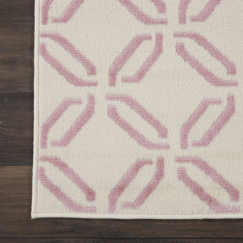 Tapis ivoire Sheron Eclectic Bohemian, Rectangle 2 pi x 4 pi