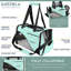 Sac de transport Katziela Safari Sleeper - Confortable - Approuvé par la compagnie aérienne pour chiens et chats-105997542
