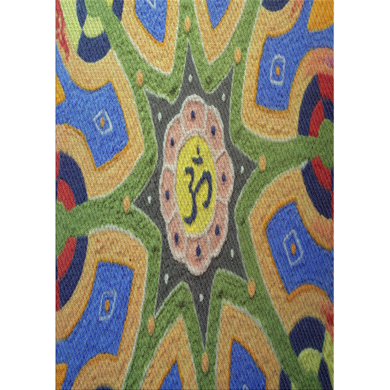 Tapis jaune en laine touffeté à la main Judi