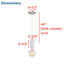 Luminaire sphère suspendu 1 lumières simple Castiel-28658929
