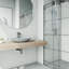 Robinet de lavabo de salle de bain monotrou à poignée simple Niko-33983096-28294655