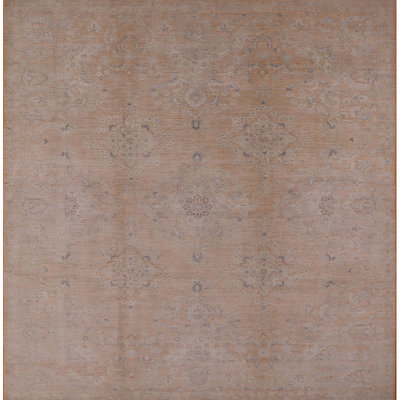 Tapis oriental orange