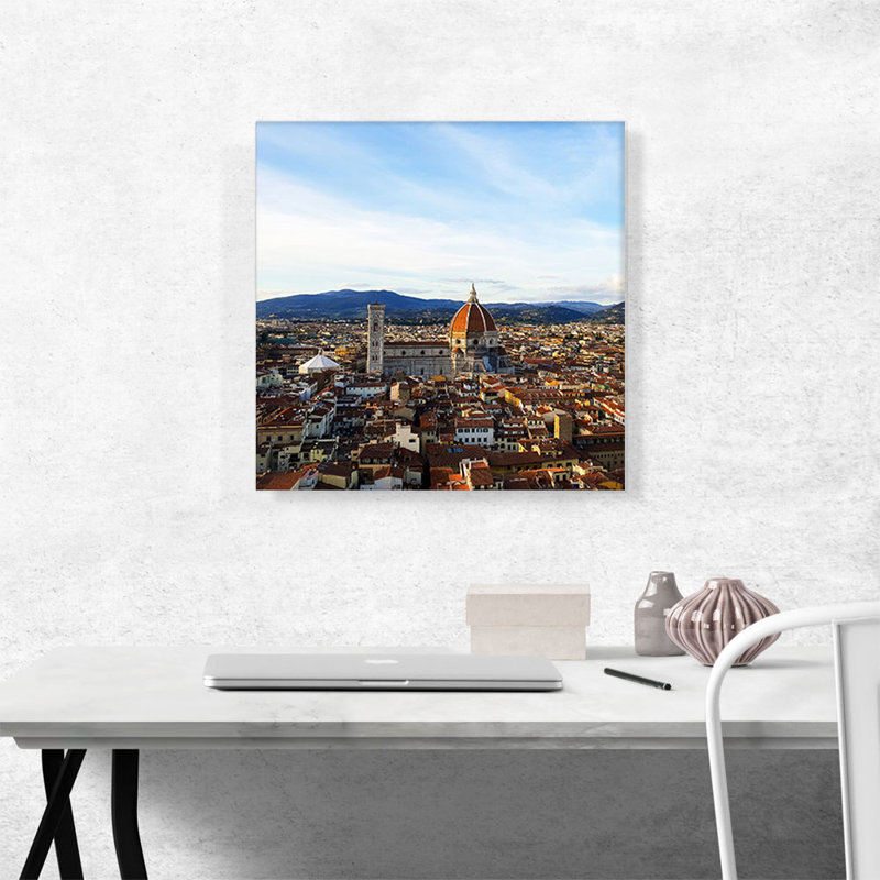 Florence, Italie, cathédrale Santa Maria Del Fiore, reproduction de photo sur toile tendue, H 18 po x l 18 po x P 0,75 po