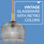 Petit luminaire suspendu Lisette avec verre nervuré-1249565241