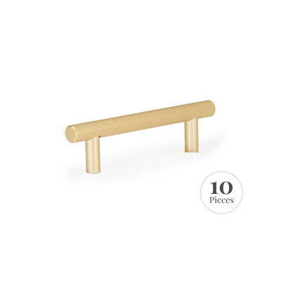 Confluence RK30609MB 10-Pack Cabinet Knurled Pull For Bathroom, 96 Mm