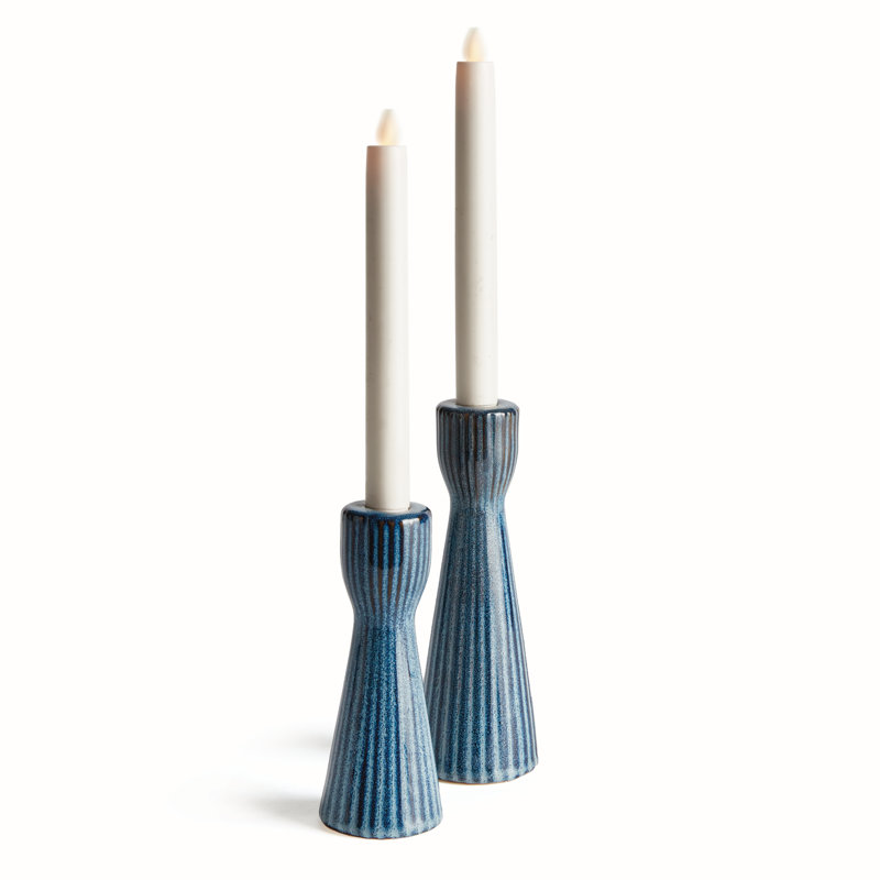 LESLEY TAPER HOLDERS, Cream