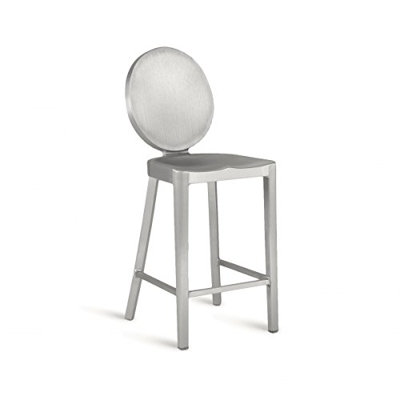 Guevara Stainless Steel Accent Stool