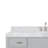 Cambridge Single Bathroom Vanity with Carrara Marble Top-88398726