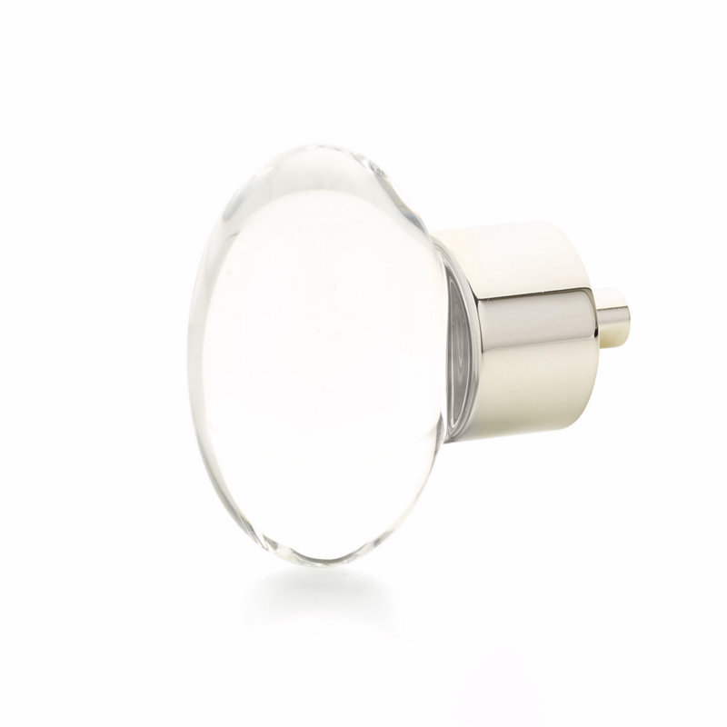 City Mushroom Knob, Polished Nickel